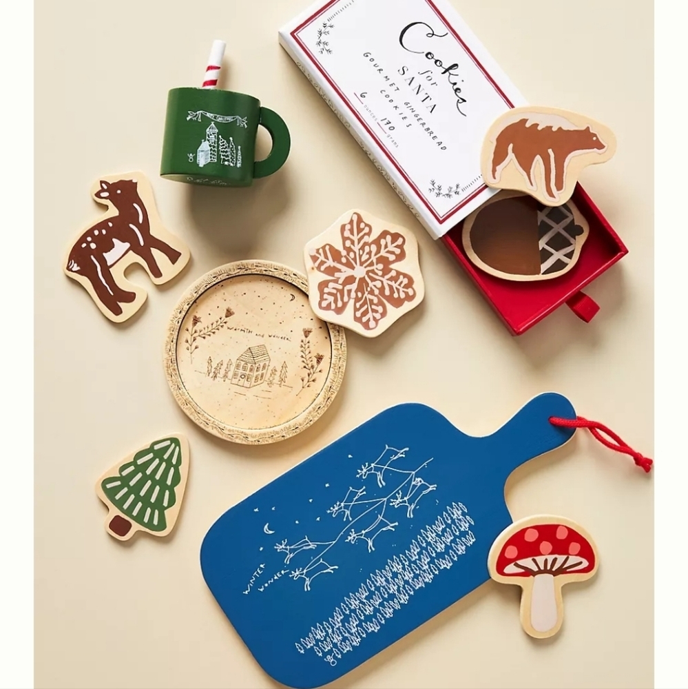 Anthropologie Cookies for Santa Toy Set
